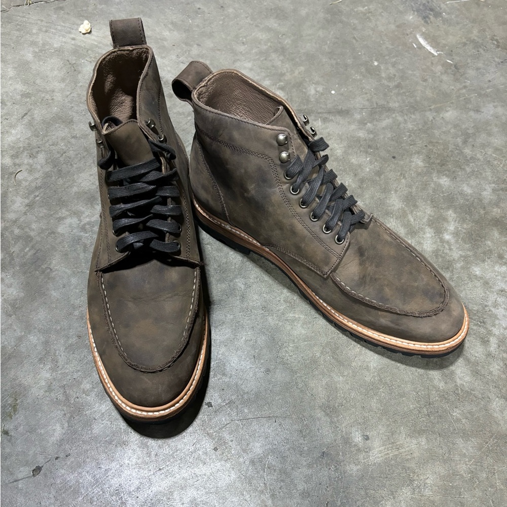 The Scout Boots by Tailor Stitch.